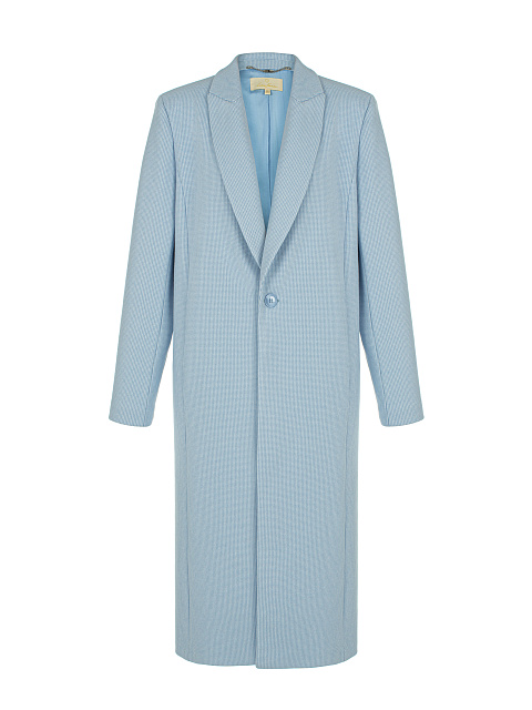 Light Blue Houndstooth Coat, 1 Light Blue Houndstooth Coat, 1