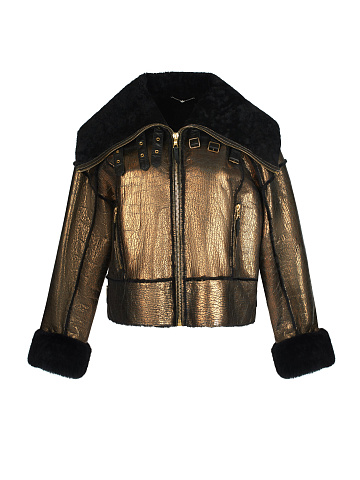 Bronze Lambskin Jacket, 1