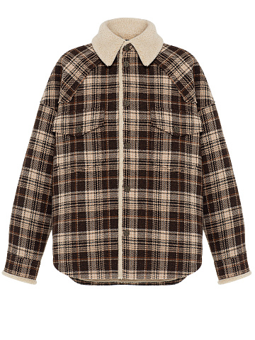 Brown Jacket With Beige Check, 1