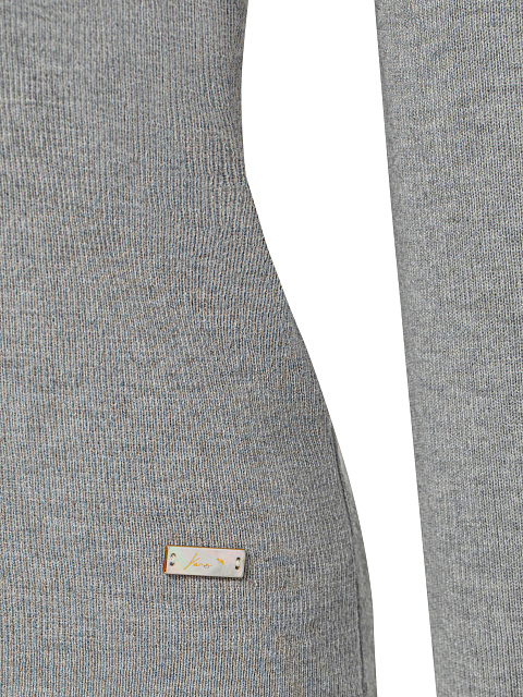 Grey Cashmere & Silk Turtleneck, 3 Grey Cashmere & Silk Turtleneck, 3