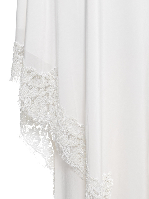 White One Shoulder Tunic And Joggers Suit, 4