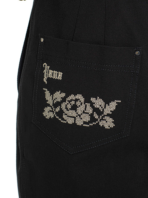 Black denim jumpsuit, 4 Black denim jumpsuit, 4