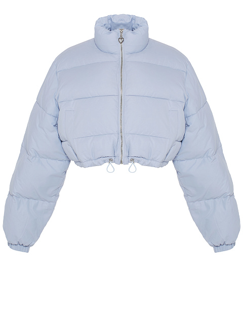 Blue cropped down jacket, 1 Blue cropped down jacket, 1