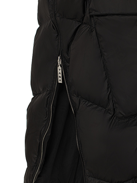 Black Oversized Puffer Jacket, 4