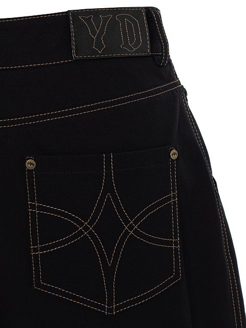Black Cotton Jeans, 4 Black Cotton Jeans, 4