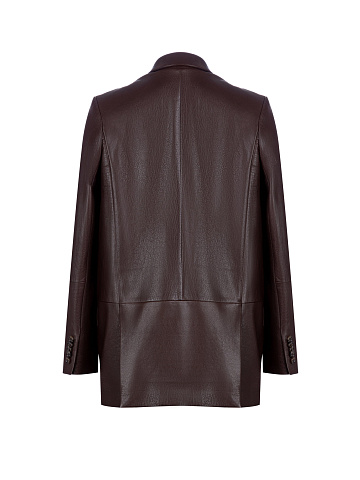 Dark Brown Leather Jacket, 2