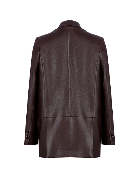 Dark Brown Leather Jacket, 2