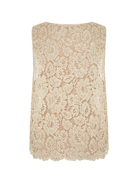 Beige lace top, 4