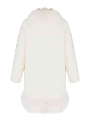 Coat with fox fur, 2