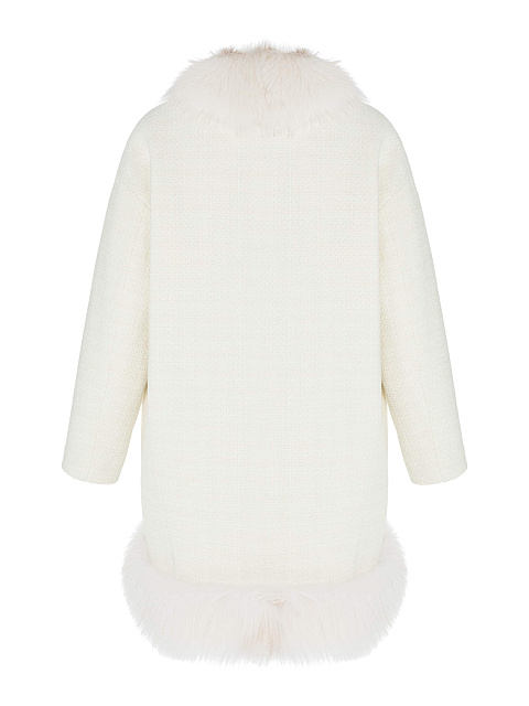 Coat with fox fur, 2