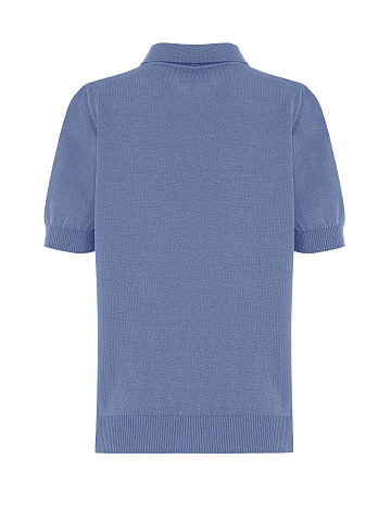 Blue Short Sleeves Jumper, 2