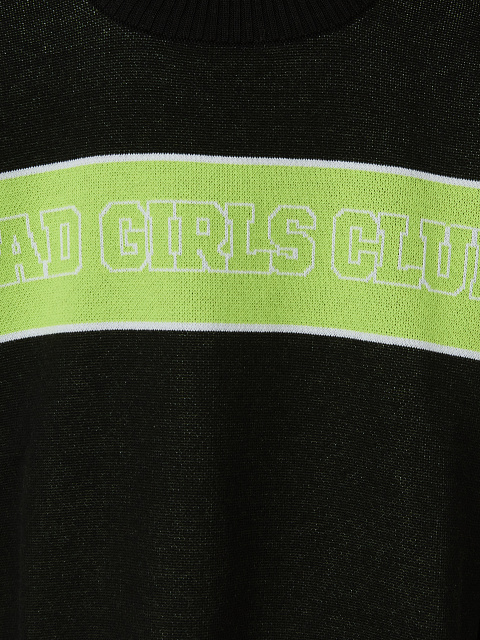 Black & Neon Green Bad Girls Club Sweater, 3 Black & Neon Green Bad Girls Club Sweater, 3