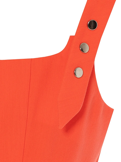 Coral viscose mini dress, 4 Coral viscose mini dress, 4