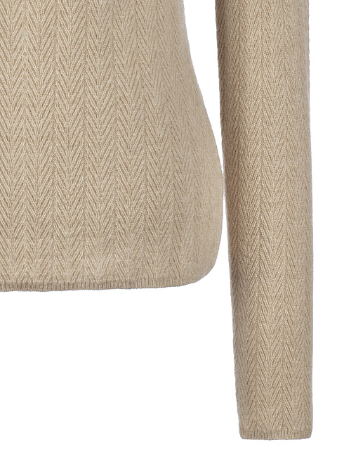 Beige Cashmere Turtleneck, 4