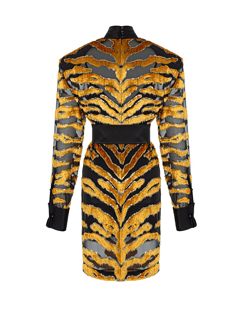 Midi dress made of devoré velvet, 2