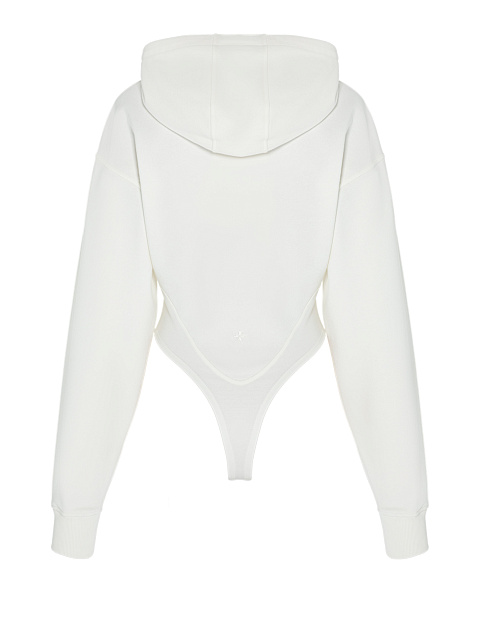 Milky footer hoodie, 2