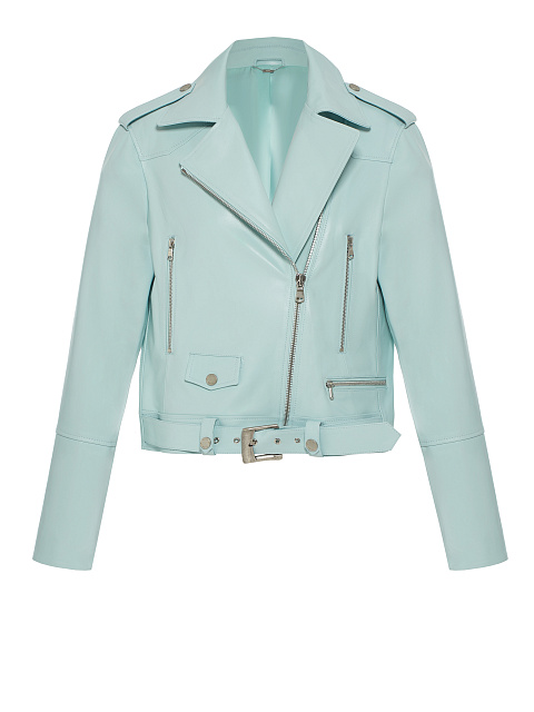 Light Blue Biker Jacket, 1
