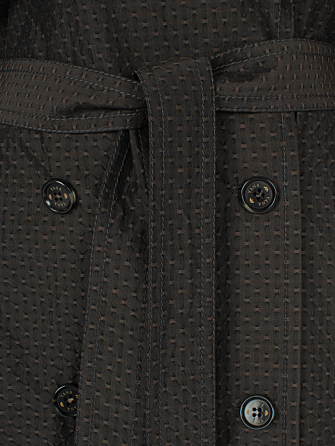 Brown Patterned Trench Coat, 4 Brown Patterned Trench Coat, 4
