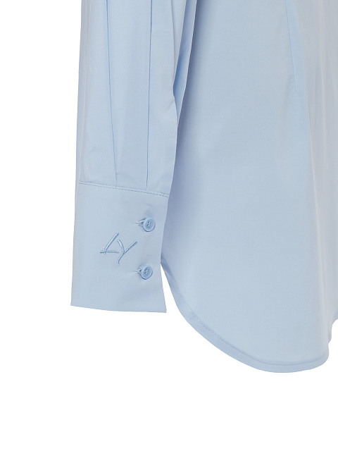 Light Blue Poplin Shirt Dress, 4 Light Blue Poplin Shirt Dress, 4