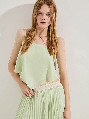 Mint camisole top with thin straps, 2