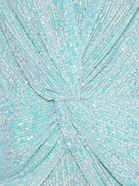 Light Blue Sequin Draped Mini Dress, 3 Light Blue Sequin Draped Mini Dress, 3