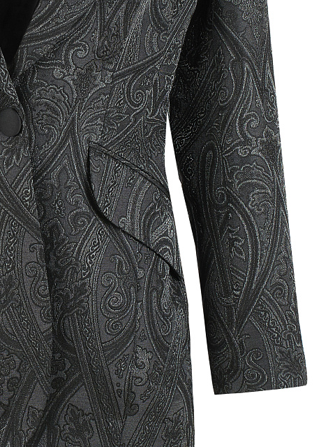 Black Jacquard & Lurex Jacket, 3 Black Jacquard & Lurex Jacket, 3