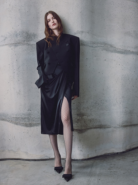 Satin skirt, 2 Satin skirt, 2