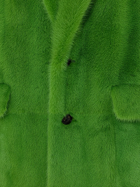 Bright Green Mink Fur Coat, 8 Bright Green Mink Fur Coat, 8