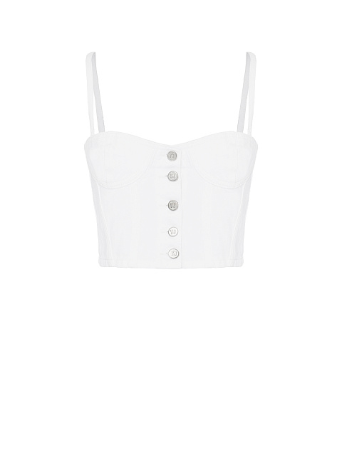 White Denim Top, 1