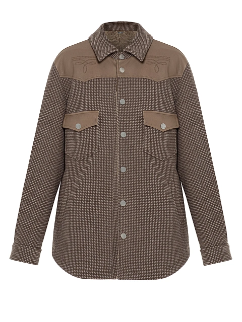 Brown Wool & Astrakhan Fur Lining Jacket, 1 Brown Wool & Astrakhan Fur Lining Jacket, 1