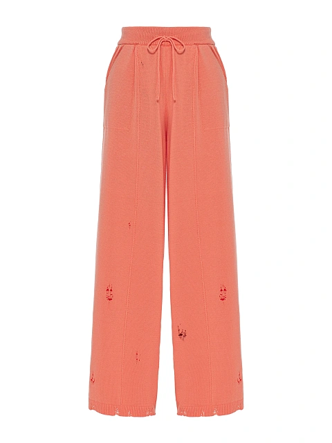 Coral Knitted Cardigan, Top & Pants Set, 5 Coral Knitted Cardigan, Top & Pants Set, 5