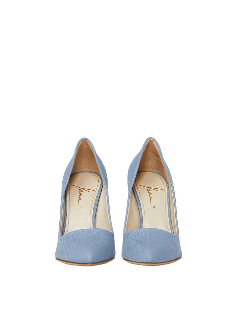 Light Blue Denim Pumps, 2