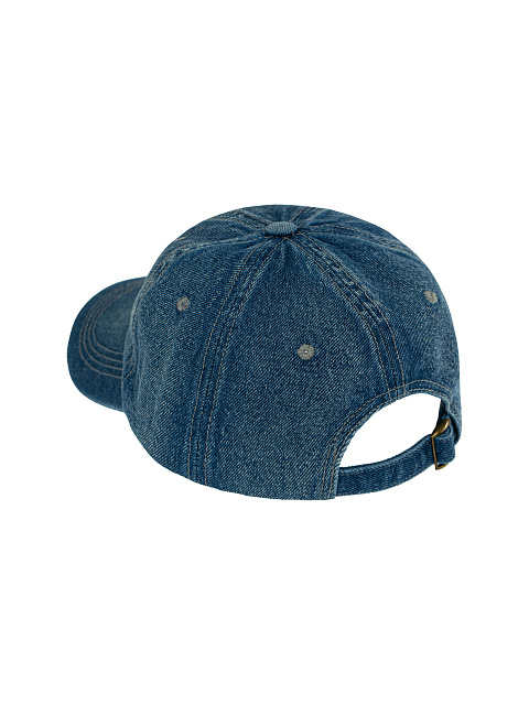 Blue & Light Blue YD Embroidered Denim Cap, 3