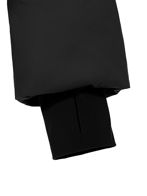 Black Unisex Hooded Puffer Jacket, 7