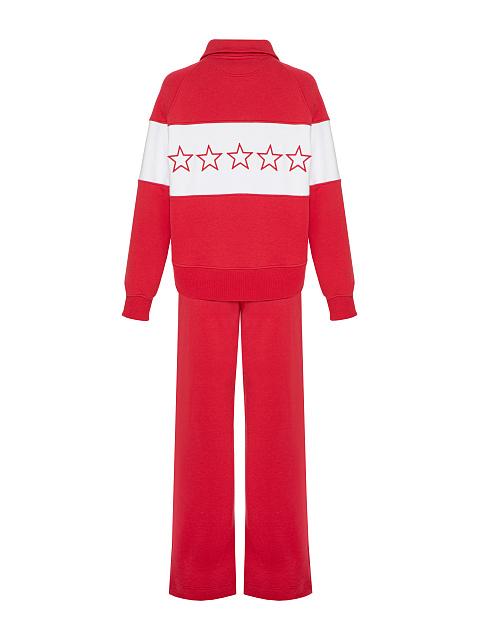 Red & White Embroidered Tracksuit, 3 Red & White Embroidered Tracksuit, 3