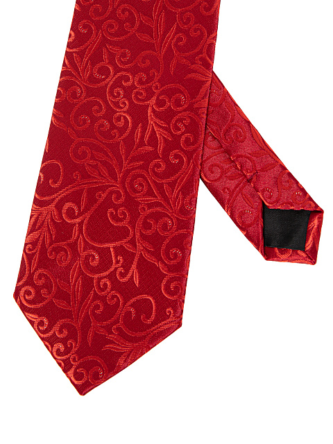 Red Floral Pattern Tie, 3 Red Floral Pattern Tie, 3