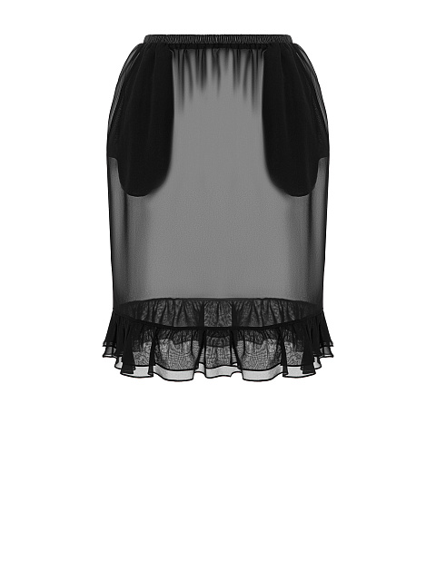 Black mini skirt, 1