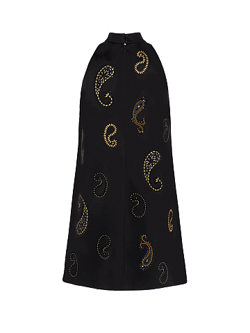 Mini dress with paisley pattern, 2