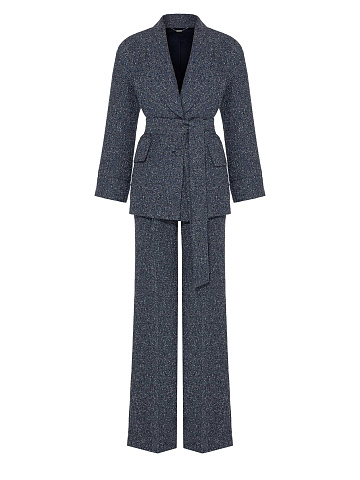 Two-piece tweed suit, 1