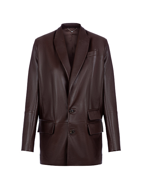 Dark Brown Leather Jacket, 1