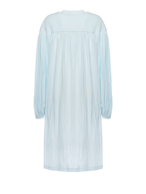 Light blue cotton shirt dress, 2 Light blue cotton shirt dress, 2
