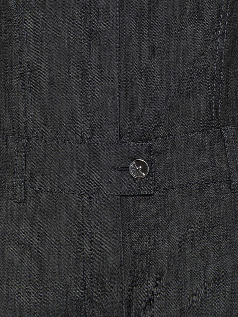 Black denim jumpsuit with rhinestones, 3 Black denim jumpsuit with rhinestones, 3