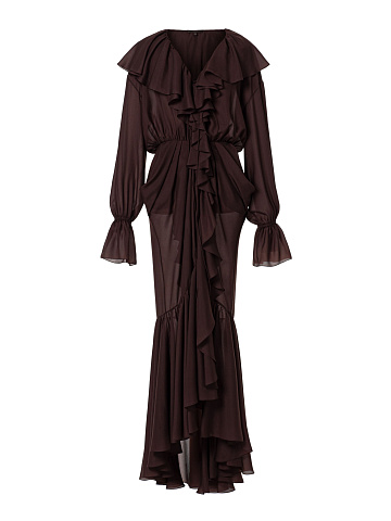 Chiffon maxi dress, 1