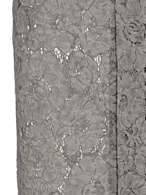 Grey lace midi skirt, 6