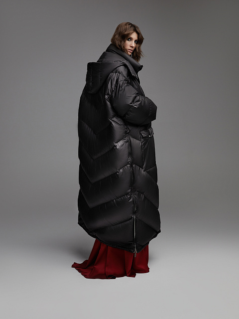Black Maxi Puffer Jacket, 2