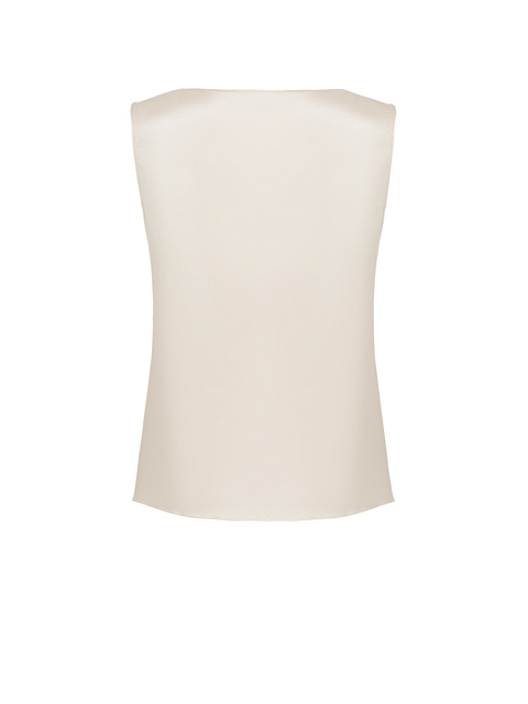 Ivory silk top, 2