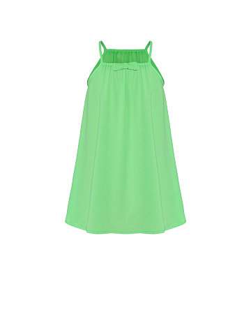 Green chiffon dress for children, 1