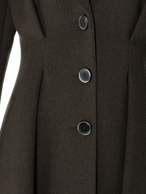 Gray Single Breasted Coat With Hood, 7 Gray Single Breasted Coat With Hood, 7