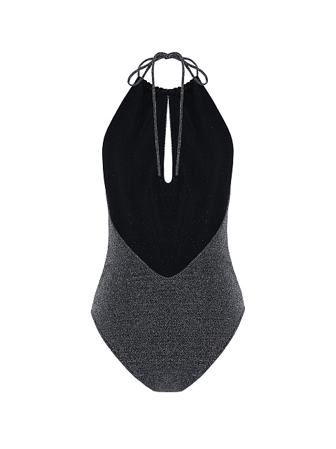 Grey Lurex Jersey Bodysuit, 3 Grey Lurex Jersey Bodysuit, 3