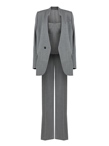 Grey Three-Piece Suit, 1